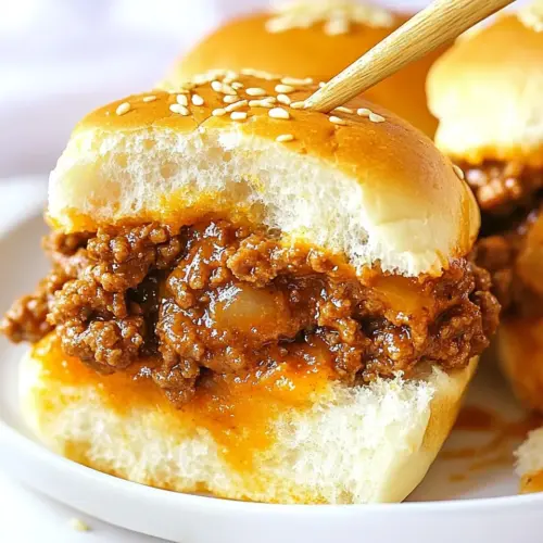 Sloppy Joe Sliders