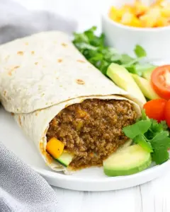 Slow Cooker Beef Burritos