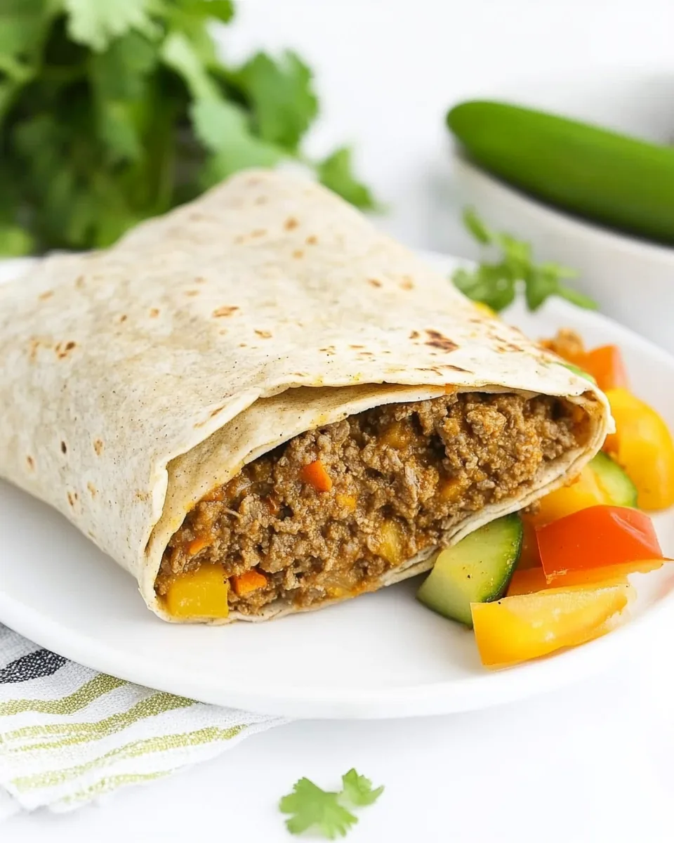 Slow Cooker Beef Burritos