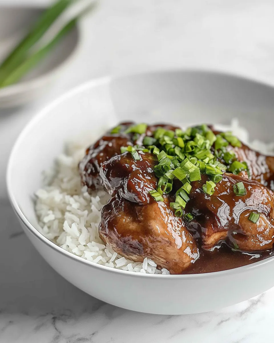 Slow Cooker Chicken Adobo