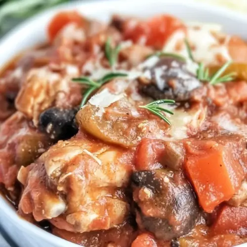 Slow Cooker Chicken Cacciatore
