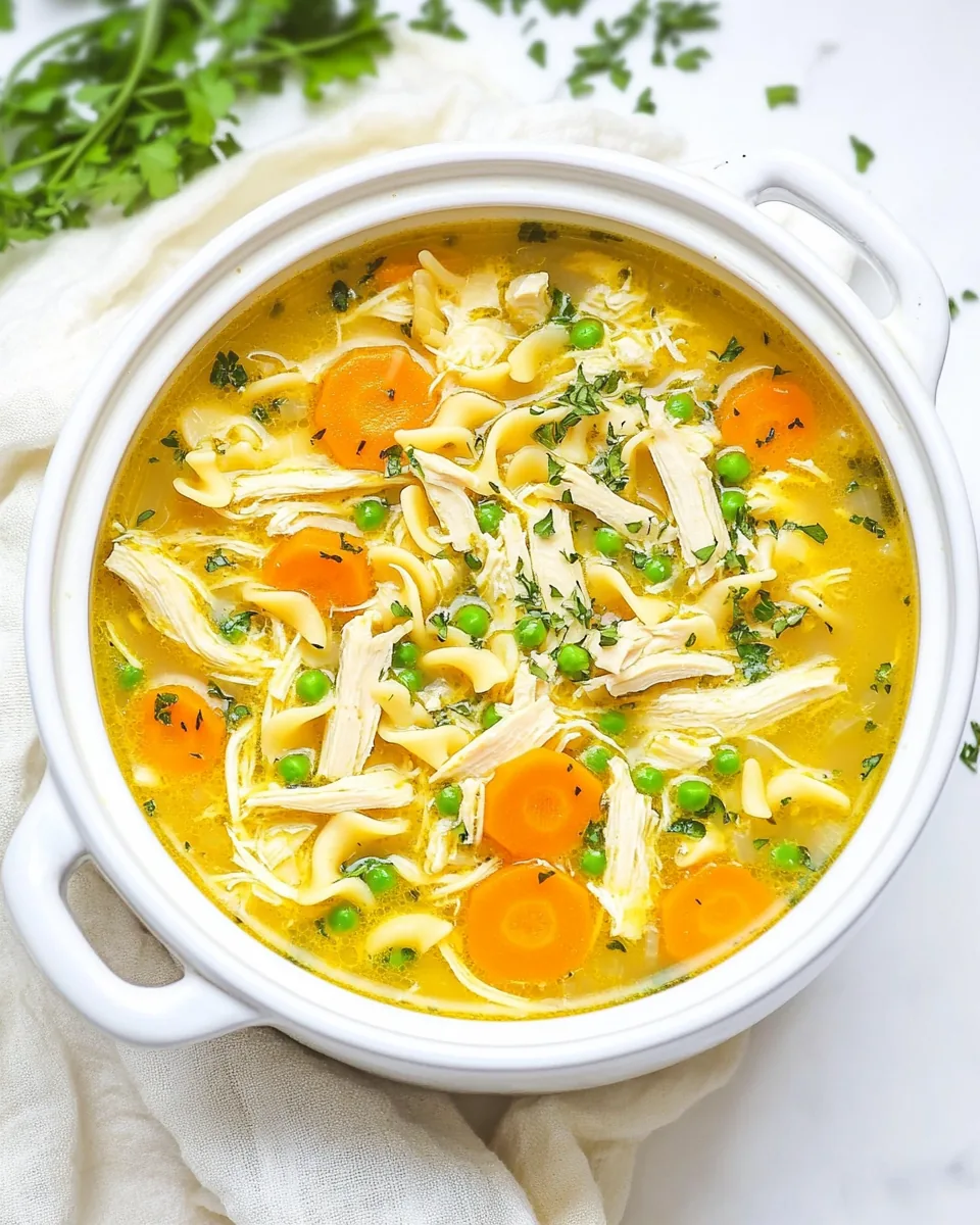 Slow Cooker Chicken Noodle Soup