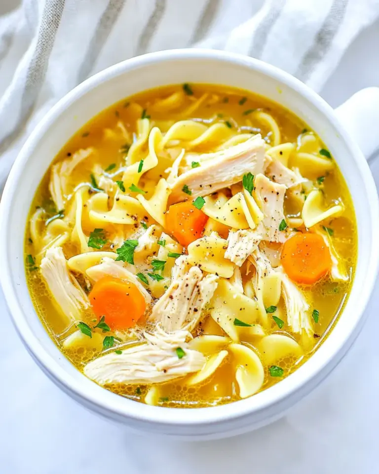 Slow Cooker Chicken Noodle Soup