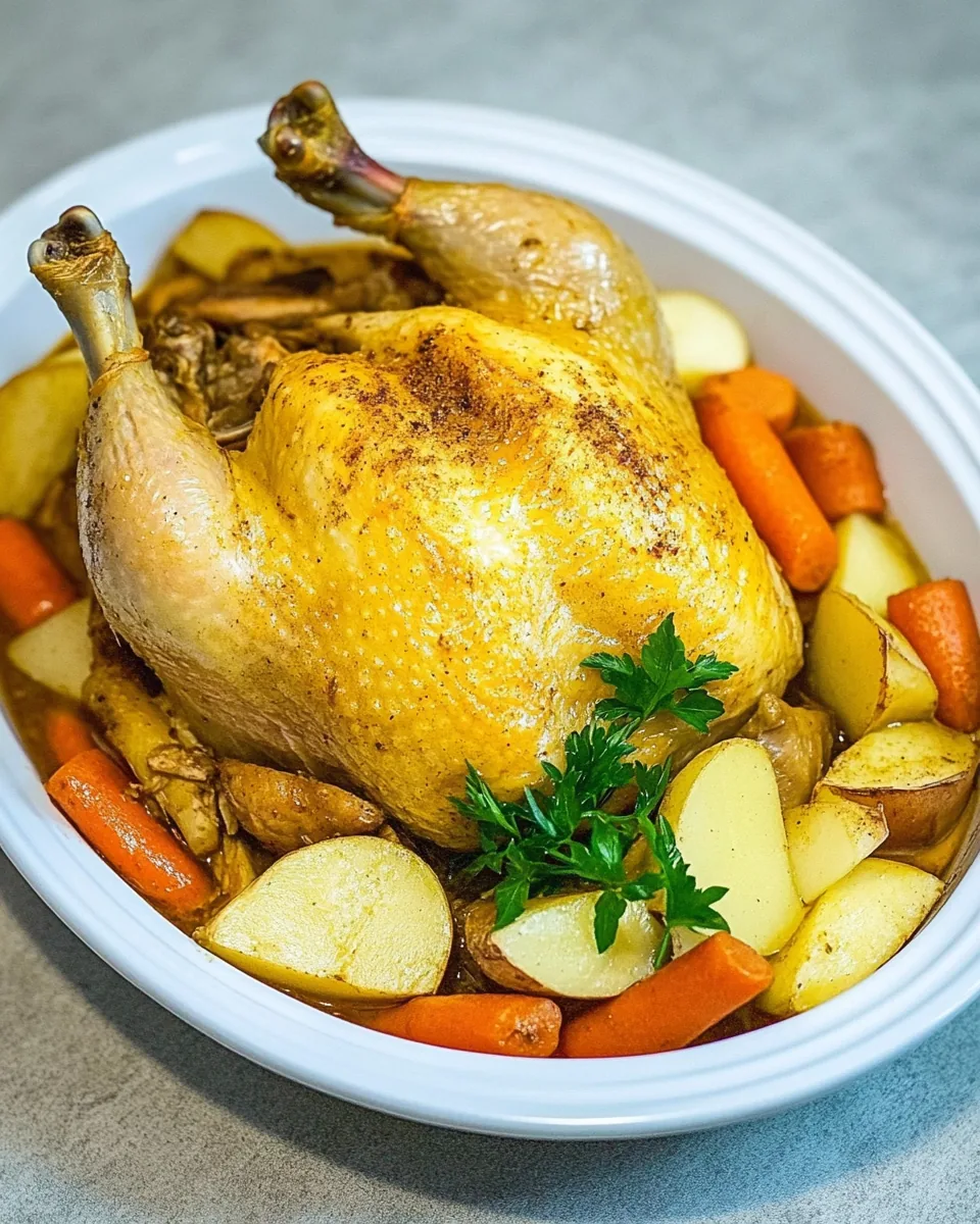 Slow Cooker Chicken Pot Roast