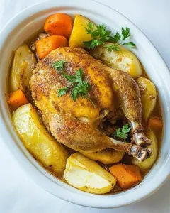 Slow Cooker Chicken Pot Roast