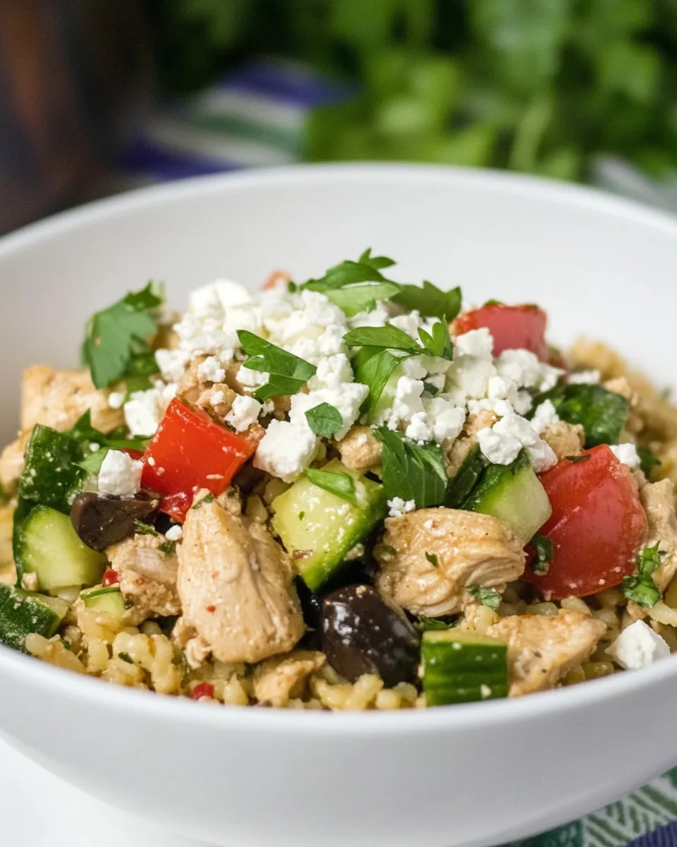 Slow Cooker Greek Chicken Bowls