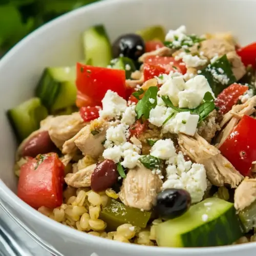 Slow Cooker Greek Chicken Bowls