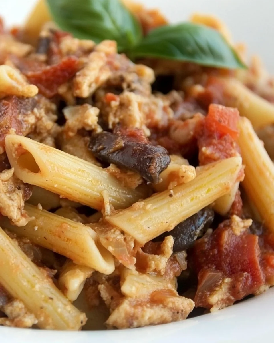 Slow Cooker Italian Style Penne