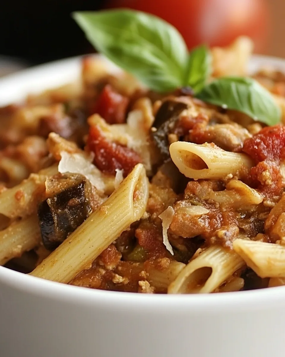 Slow Cooker Italian Style Penne
