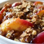 Slow Cooker Peach Crisp