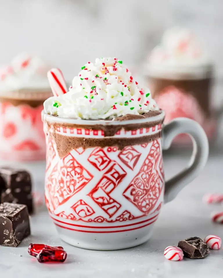 Slow Cooker Peppermint Hot Chocolate