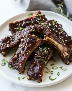 Slow Cooker Sesame Ginger Ribs