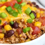 Slow Cooker Taco Casserole