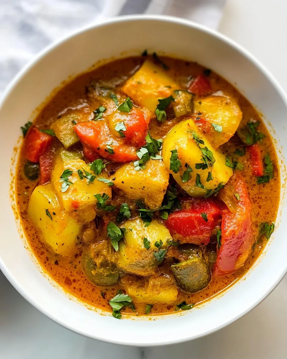 Slow Cooker Vegetable Curry