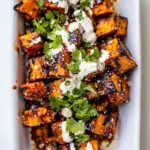 Slow Roasted Chili Crisp Sweet Potatoes