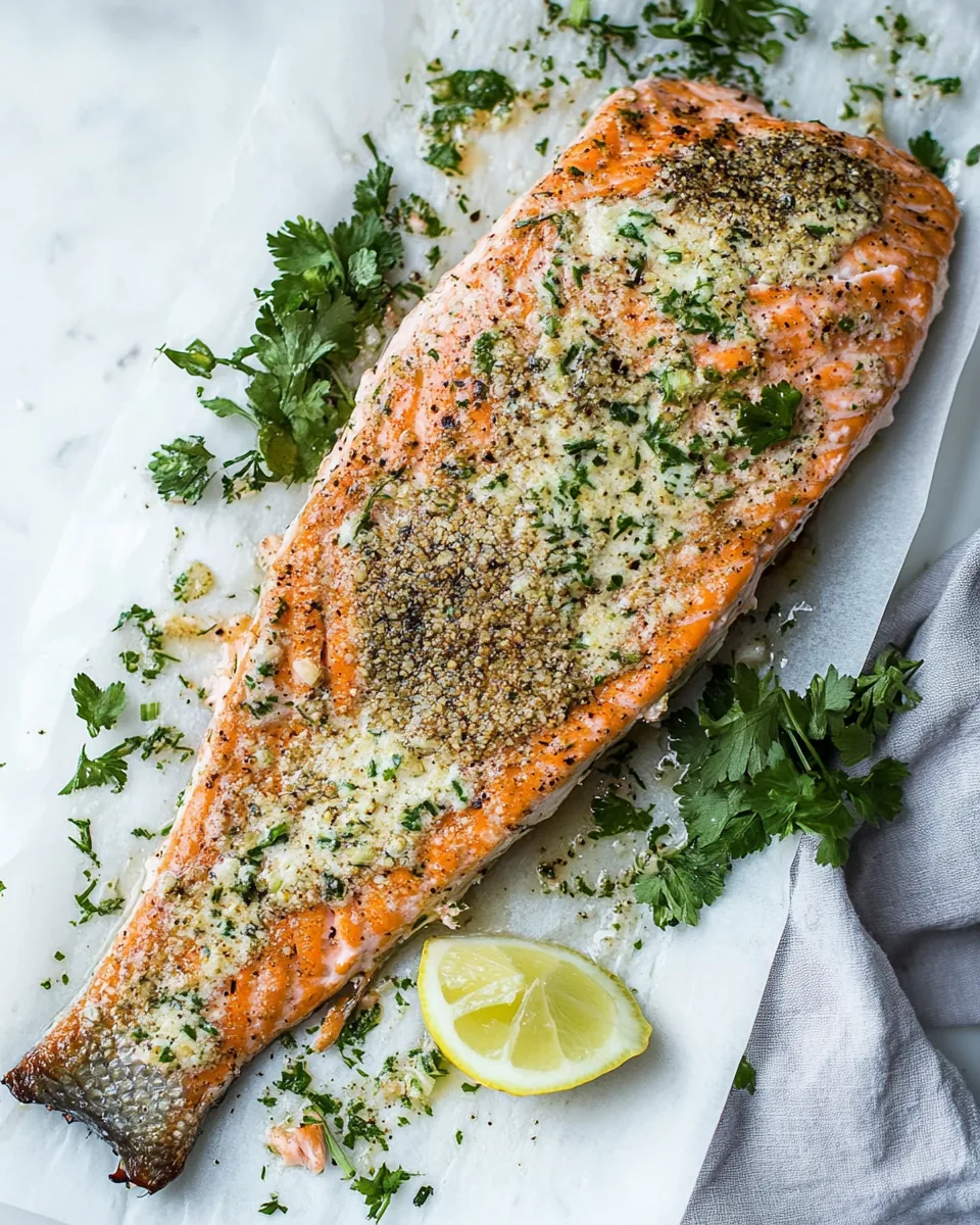 Slow Roasted Salmon