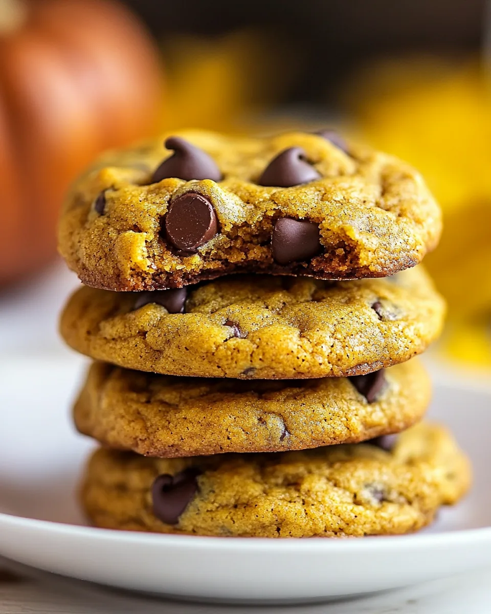 Chocolate Chip Pumpkin Cookies