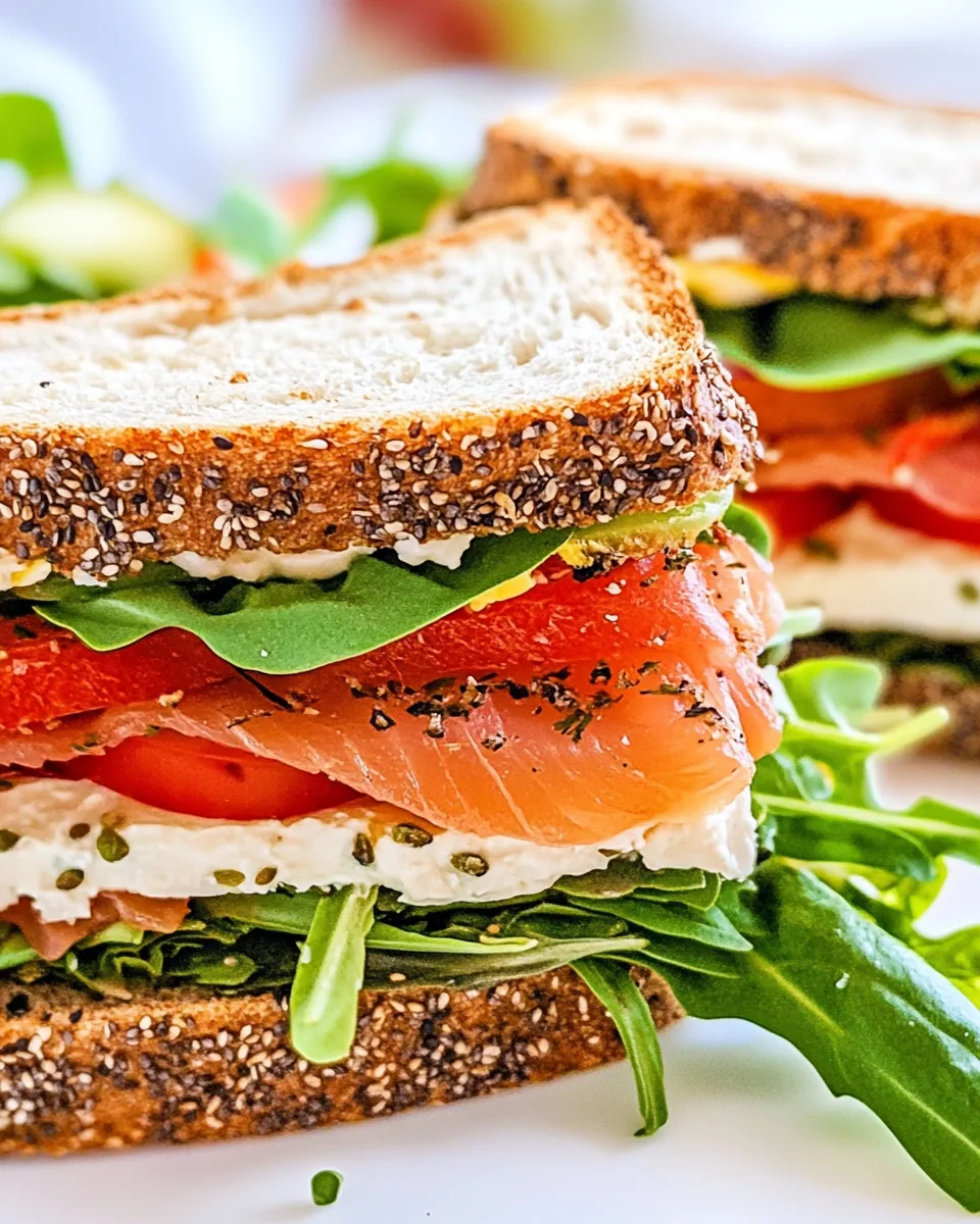 Smoked Salmon Sandwiches