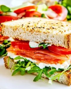 Smoked Salmon Sandwiches
