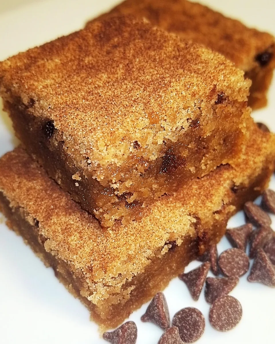 Snickerdoodle Blondies