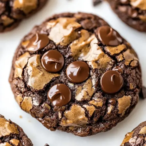 Soft Batch Double Chocolate Fudge Cookies