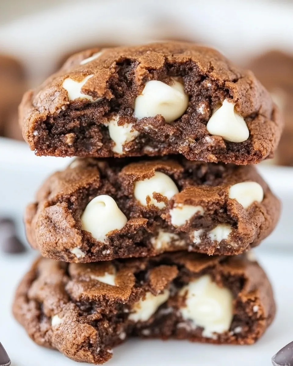 Soft and Chewy Nutella White Chocolate Chip Cookies