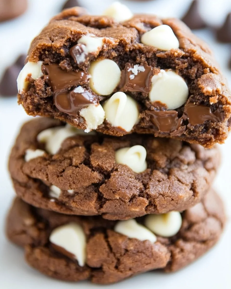 Soft and Chewy Nutella White Chocolate Chip Cookies