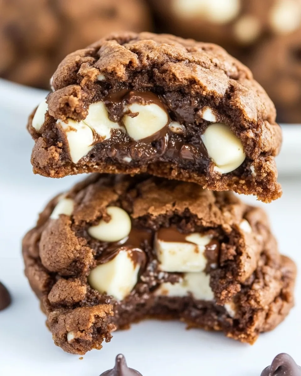 Soft and Chewy Nutella White Chocolate Chip Cookies
