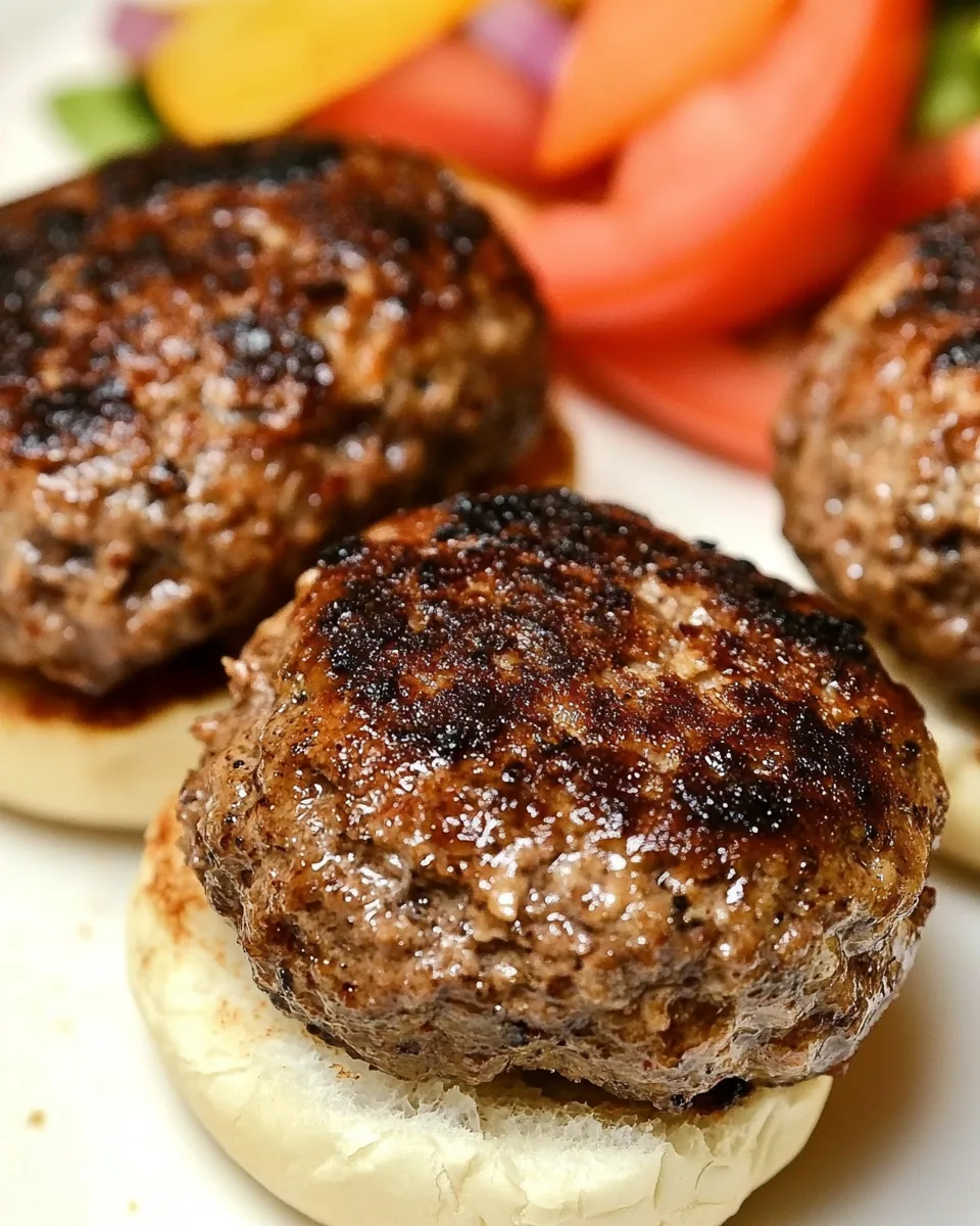 Sous Vide Turkish Slider Burgers