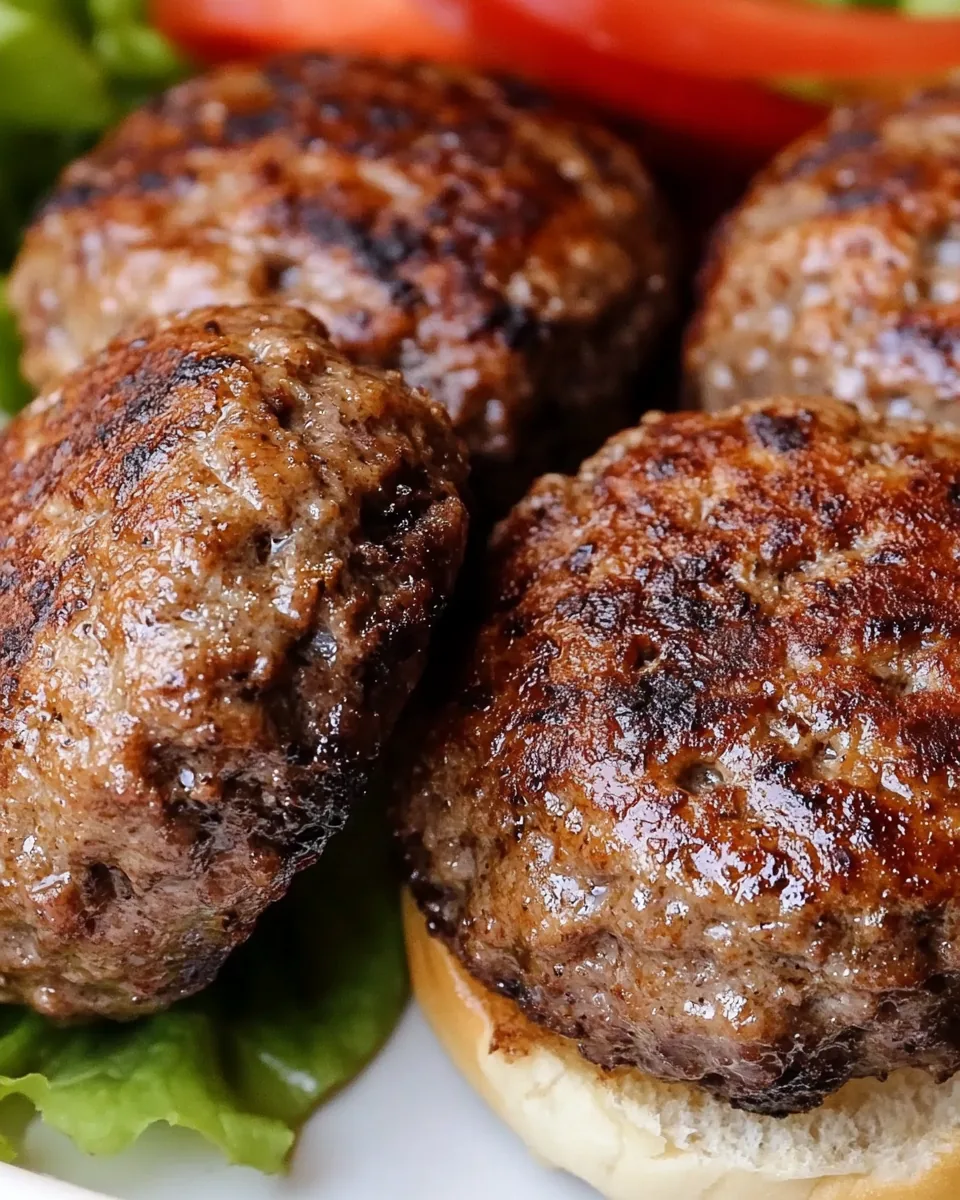 Sous Vide Turkish Slider Burgers