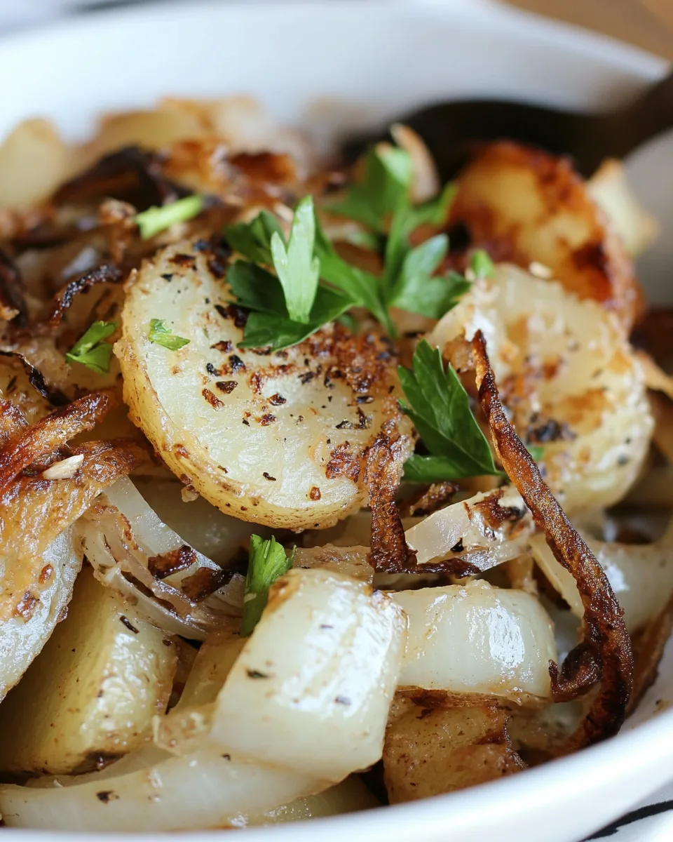 Southern Fried Potatoes and Onions