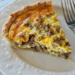 Southern Sausage Cheddar Quiche