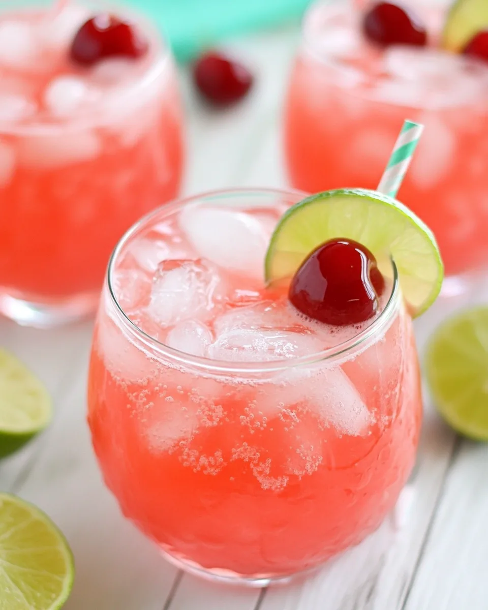 Sparkling Cherry Limeade