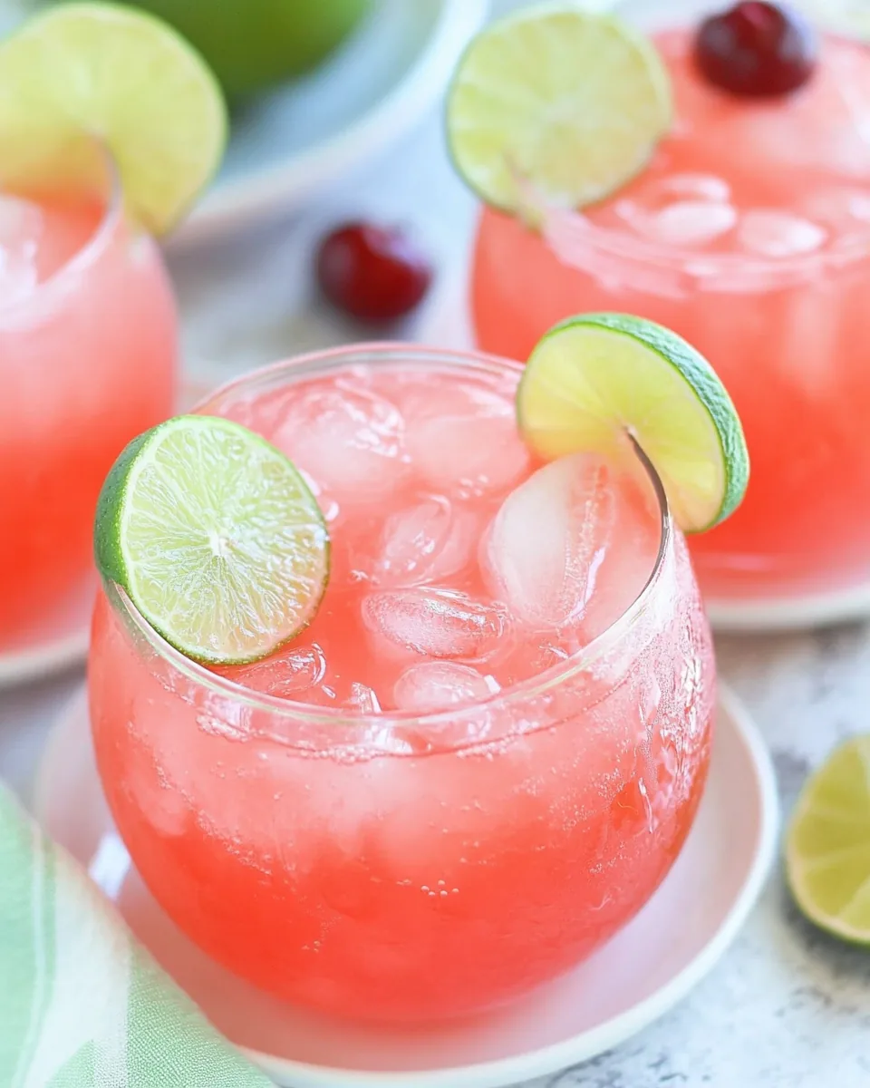 Sparkling Cherry Limeade