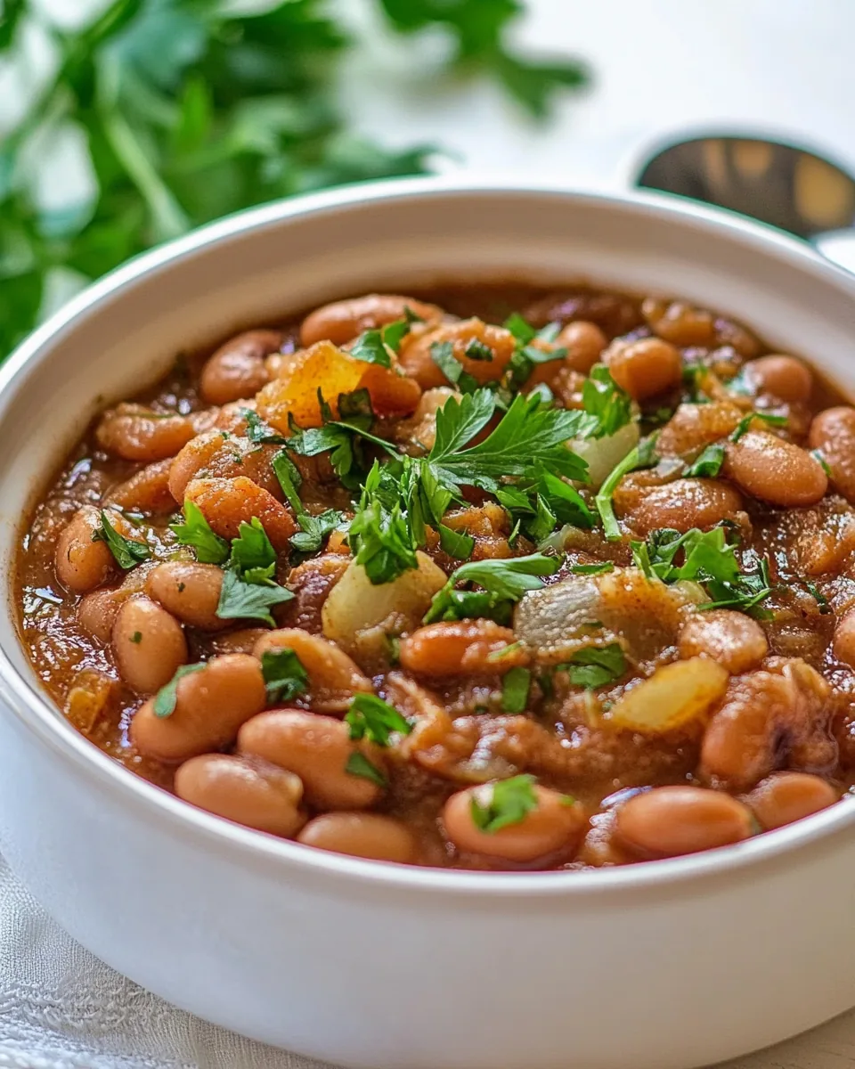 Spiced Canned Pinto Beans