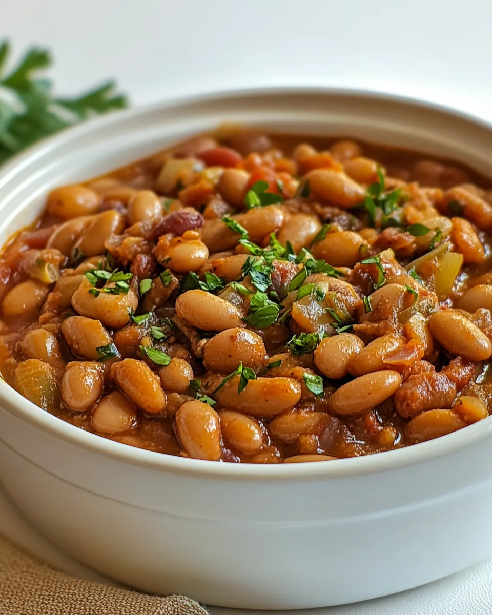 Spiced Canned Pinto Beans