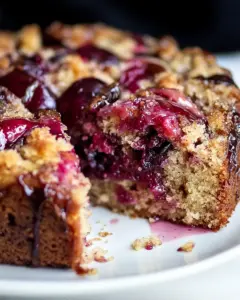Spiced Plum Cake