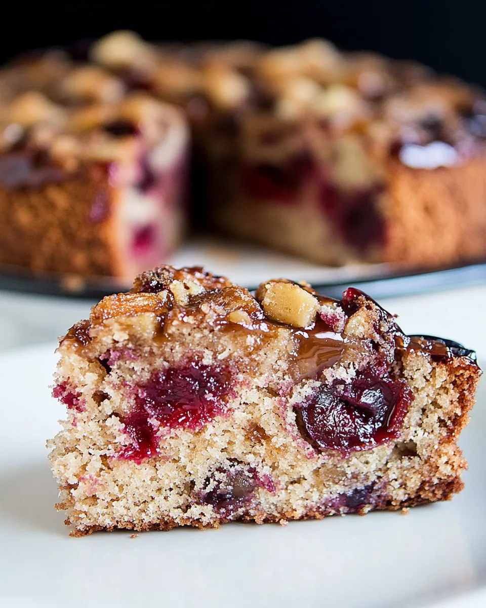 Spiced Plum Cake