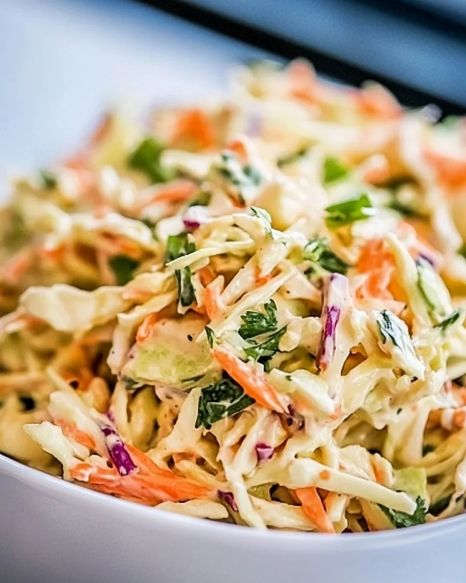 Spicy Sriracha Asian Coleslaw