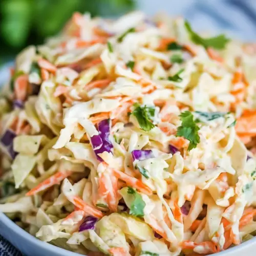 Spicy Sriracha Asian Coleslaw