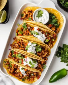 Spicy Turkey Tacos