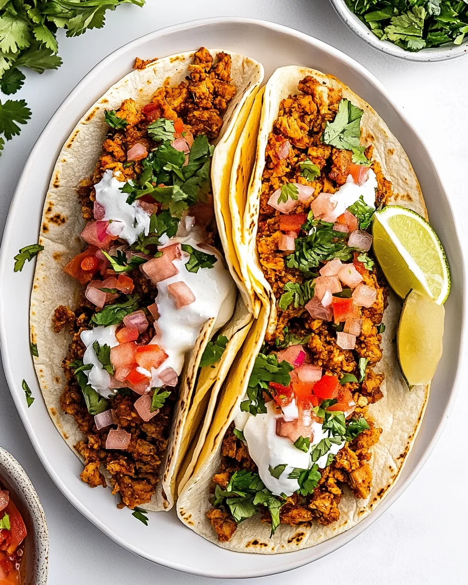 Spicy Turkey Tacos
