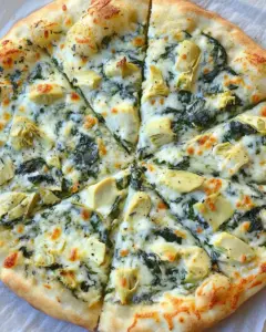 Spinach Artichoke Pizza