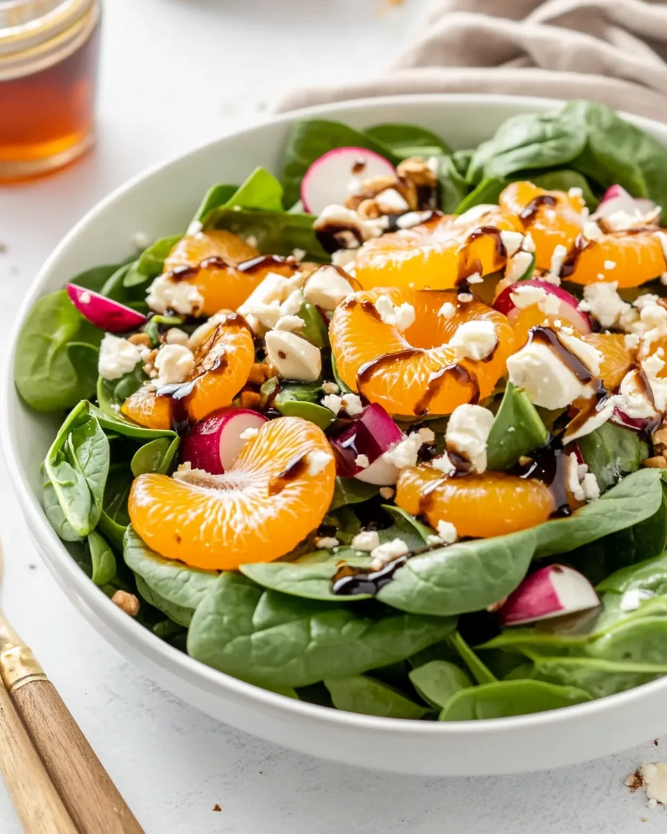 Spinach Mandarin Salad