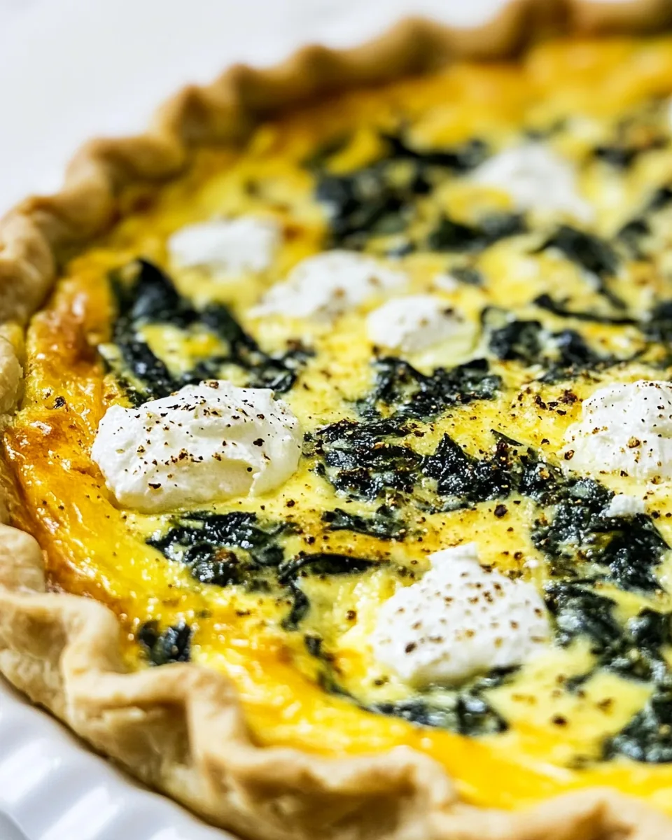 Spinach Quiche