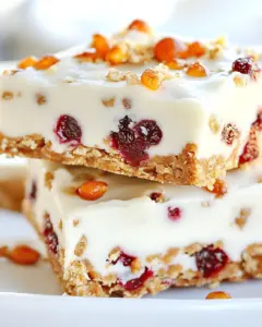 Cranberry Bliss Bars