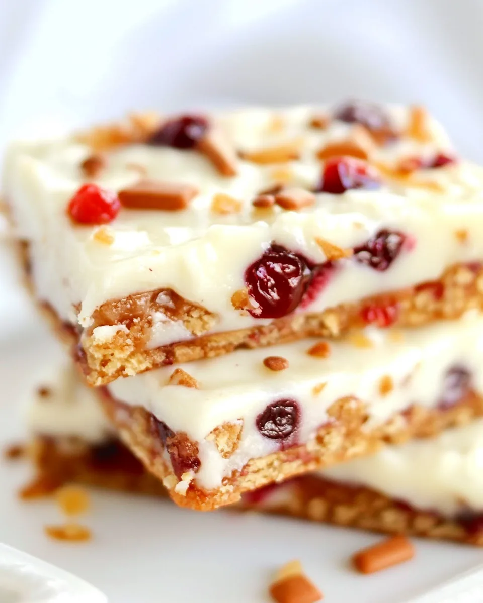 Cranberry Bliss Bars