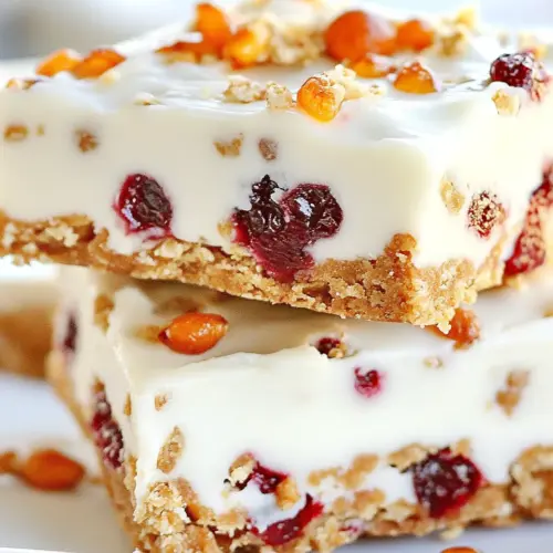 Cranberry Bliss Bars