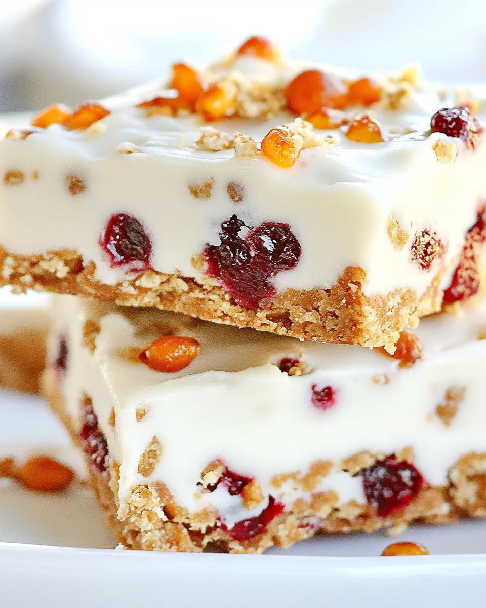 Cranberry Bliss Bars