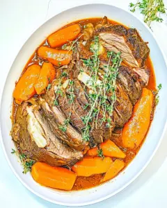 Steakhouse Style Baked Pot Roast